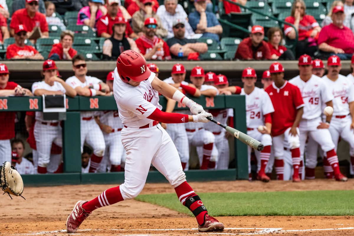 21-Josh Caron Nebraska Baseball vs Penn State G3 2023